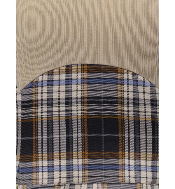 dazzlin「ビッグカラーチェックコルセットワンピース」|ワンピース|