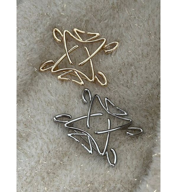 dazzlin「スクエアロゴブローチ」|その他|