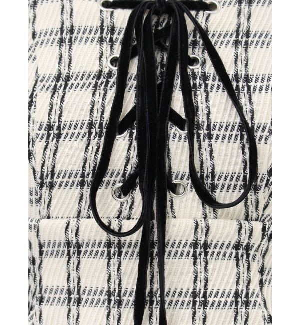 dazzlin「レースアップビスチェミニワンピース」|ワンピース|