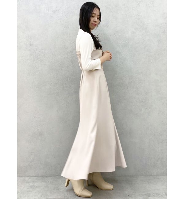 dazzlin「折り返しベアドッキングワンピース」|ワンピース|