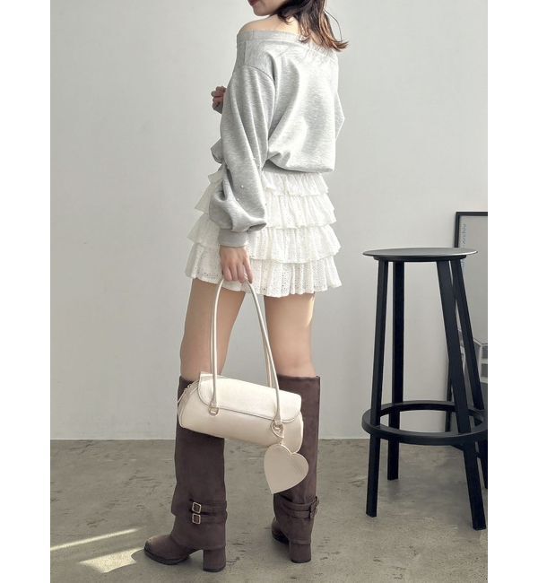 dazzlin「【セットアップ対応】ビジュースリーブカットプルオーバー」|Tシャツ・カットソー|