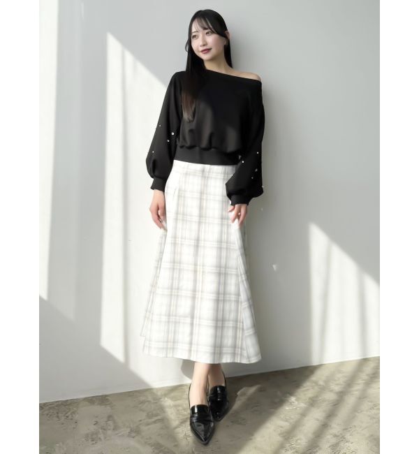 dazzlin「【セットアップ対応】ビジュースリーブカットプルオーバー」|Tシャツ・カットソー|