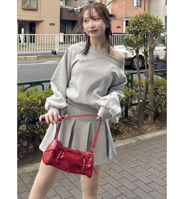 dazzlin「【セットアップ対応】ビジュースリーブカットプルオーバー」|Tシャツ・カットソー|