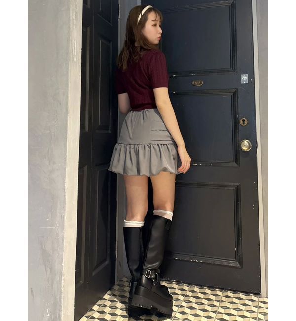 dazzlin「ダブルカラーケーブルレイヤードニット」|ニット・セーター|