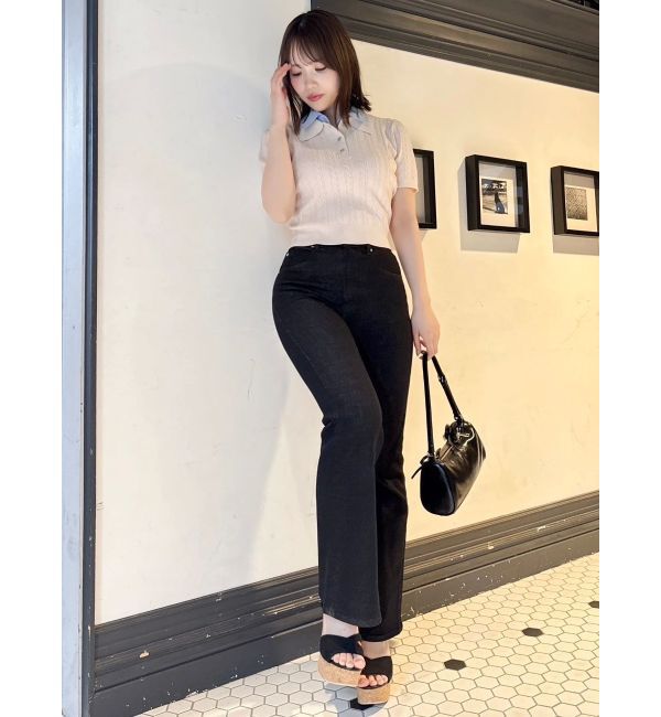 dazzlin「ダブルカラーケーブルレイヤードニット」|ニット・セーター|