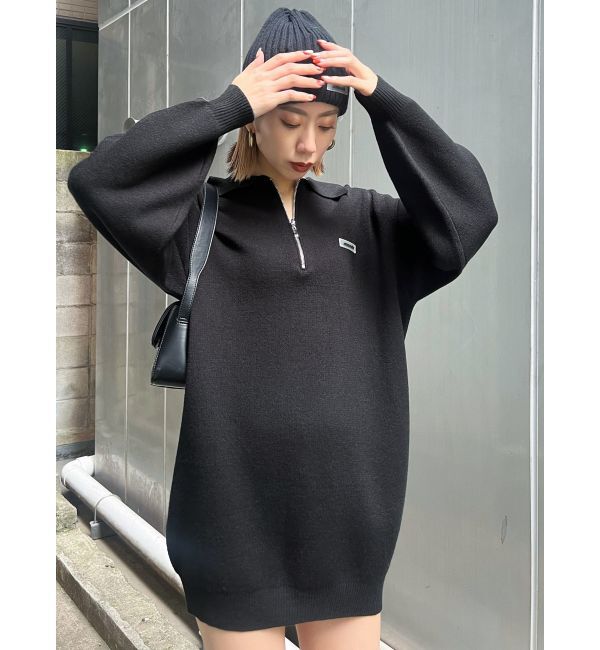 EMODA「ハーフジップオーバーミニワンピース」|ワンピース|