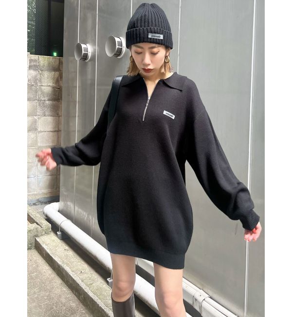 EMODA「ハーフジップオーバーミニワンピース」|ワンピース|