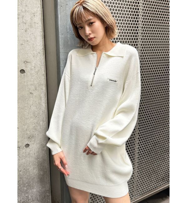 EMODA「ハーフジップオーバーミニワンピース」|ワンピース|