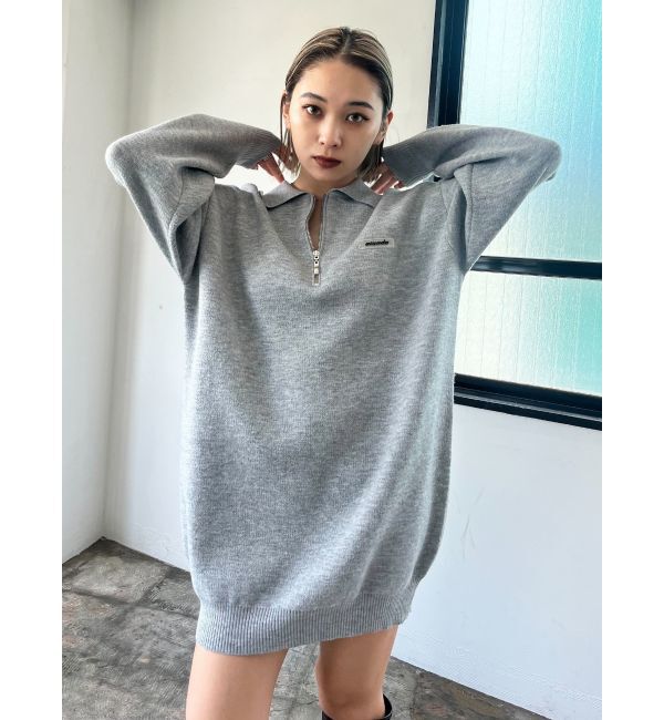 EMODA「ハーフジップオーバーミニワンピース」|ワンピース|