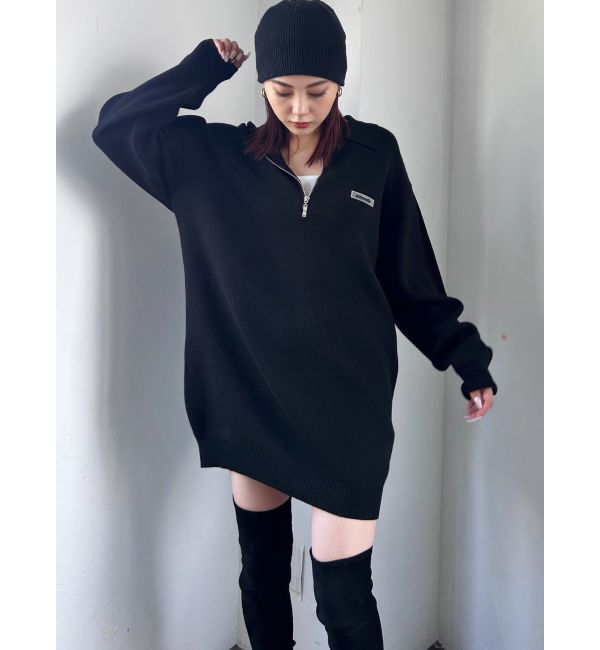 EMODA「ハーフジップオーバーミニワンピース」|ワンピース|