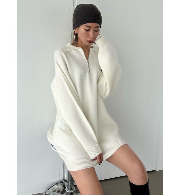 EMODA「ハーフジップオーバーミニワンピース」|ワンピース|