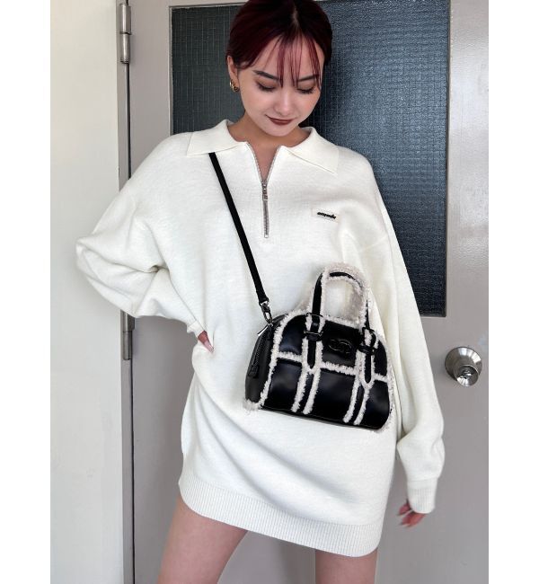 EMODA「ハーフジップオーバーミニワンピース」|ワンピース|