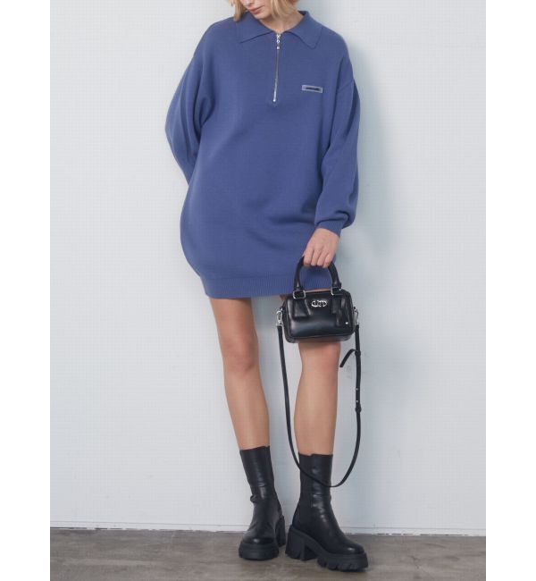 EMODA「ハーフジップオーバーミニワンピース」|ワンピース|