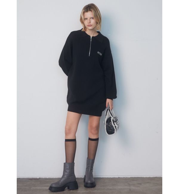 EMODA「ハーフジップオーバーミニワンピース」|ワンピース|