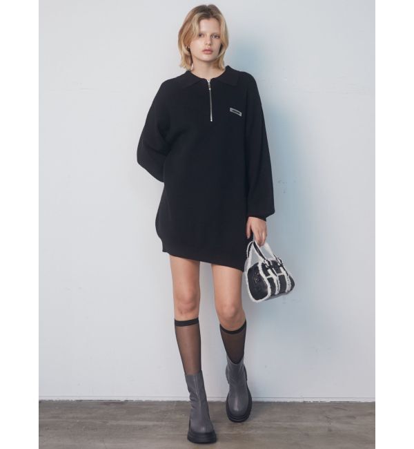 EMODA「ハーフジップオーバーミニワンピース」|ワンピース|
