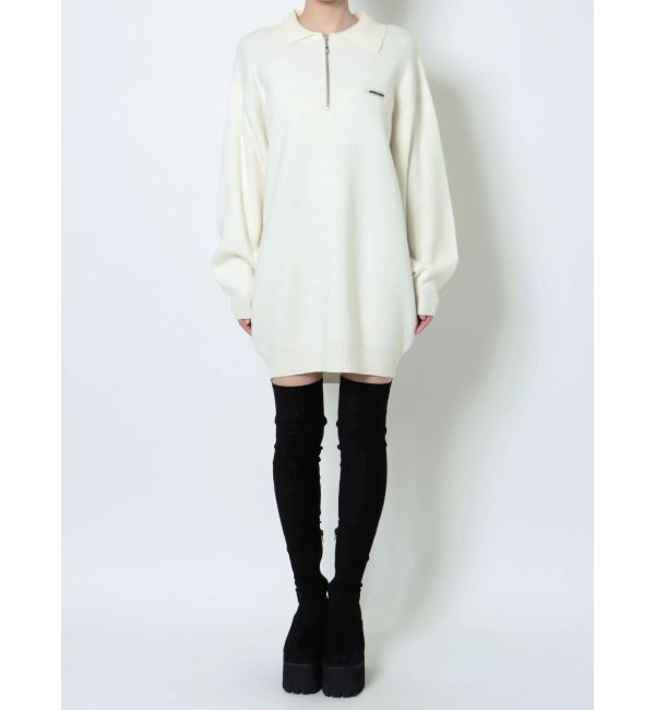 EMODA「ハーフジップオーバーミニワンピース」|ワンピース|