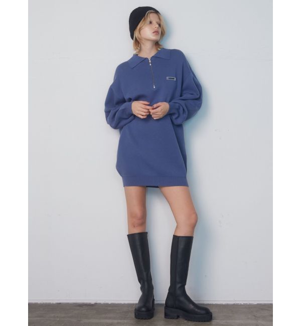 EMODA「ハーフジップオーバーミニワンピース」|ワンピース|