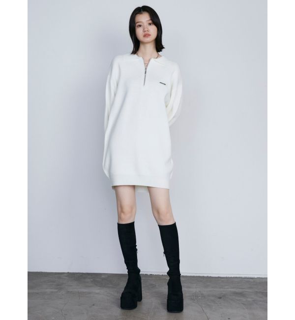 EMODA「ハーフジップオーバーミニワンピース」|ワンピース|