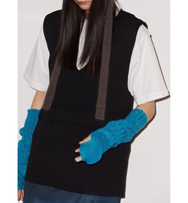 EMODA「【VEQUM】SWITCHING KNIT VEST」|ベスト・ジレ|