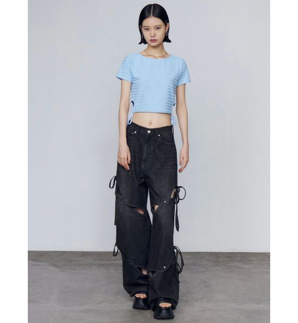 EMODA「サイドハートオープントップス」|Tシャツ・カットソー|