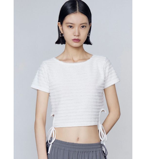 EMODA「サイドハートオープントップス」|Tシャツ・カットソー|