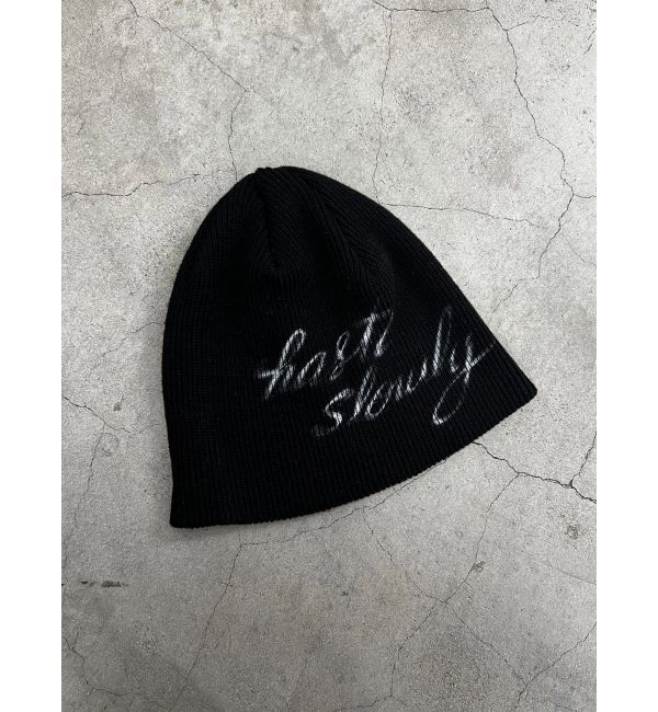 EMODA「グラフィックプリントビーニー」|ニット帽|