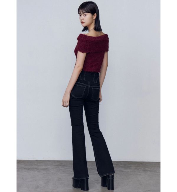 EMODA「カールシャギーパールニットタンクトップ」|ニット・セーター|