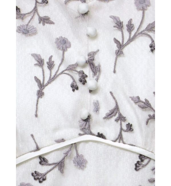 MERCURYDUO「エンブロイダリーアシメマーメイドワンピース」|ワンピース|