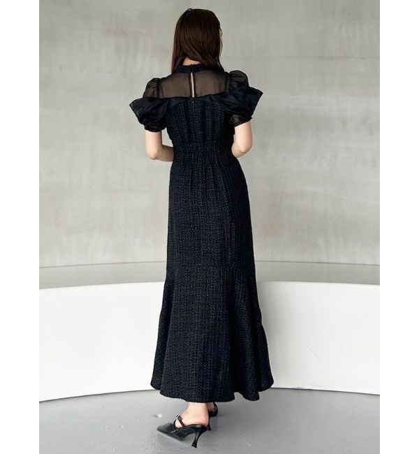 MERCURYDUO「ツイードマーメイドワンピース」|ワンピース|