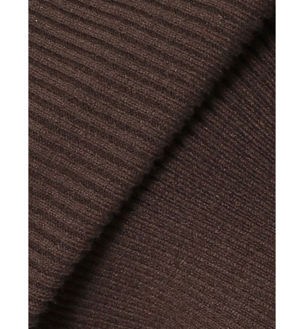 MERCURYDUO「バイカラースカラップコンパクトカーディガン」|カーディガン|