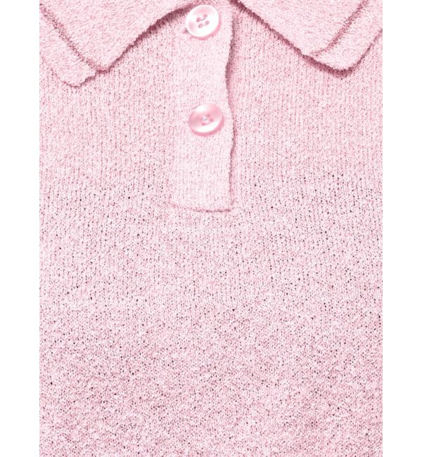 MERCURYDUO「ラメポロニットトップス」|ニット・セーター|