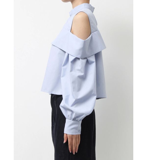 MERCURYDUO「オフショルダーボリュームスリーブブラウス」|シャツ・ブラウス|
