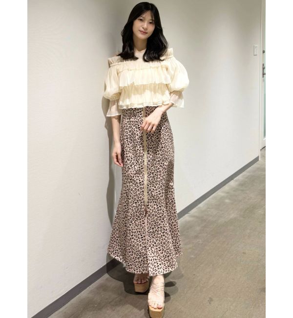 MERCURYDUO「オフショル2WAYティアードブラウス」|シャツ・ブラウス|