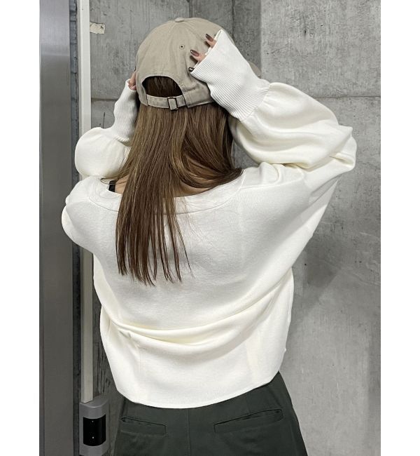 MURUA「タックヘムカーデ&times;キャミセット」|カーディガン|