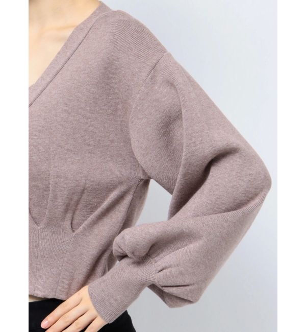 MURUA「タックヘムカーデ&times;キャミセット」|カーディガン|