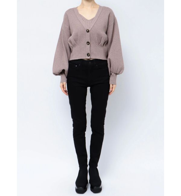 MURUA「タックヘムカーデ&times;キャミセット」|カーディガン|