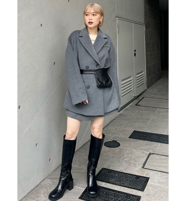 MURUA「ウール混オーバーテーラードジャケット」|テーラードジャケット|