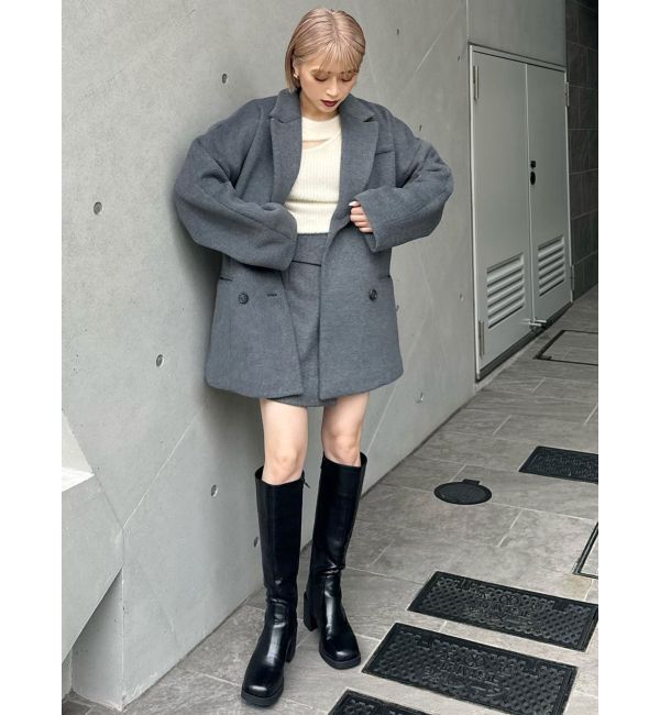 MURUA「ウール混オーバーテーラードジャケット」|テーラードジャケット|