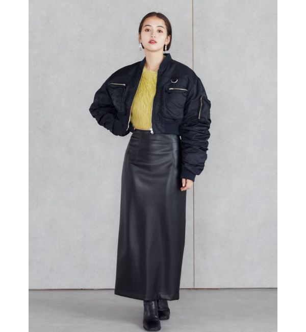 MURUA「3DポケットショートMA-1」|ブルゾン・スタジャン|