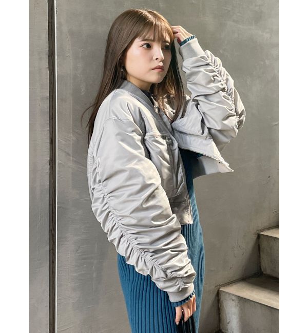 MURUA「3DポケットショートMA-1」|ブルゾン・スタジャン|