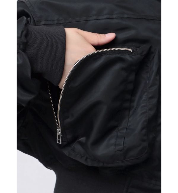 MURUA「3DポケットショートMA-1」|ブルゾン・スタジャン|