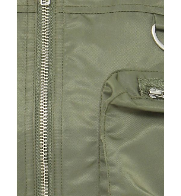 MURUA「3DポケットショートMA-1」|ブルゾン・スタジャン|