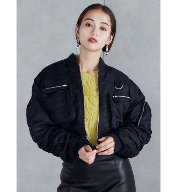 MURUA「3DポケットショートMA-1」|ブルゾン・スタジャン|