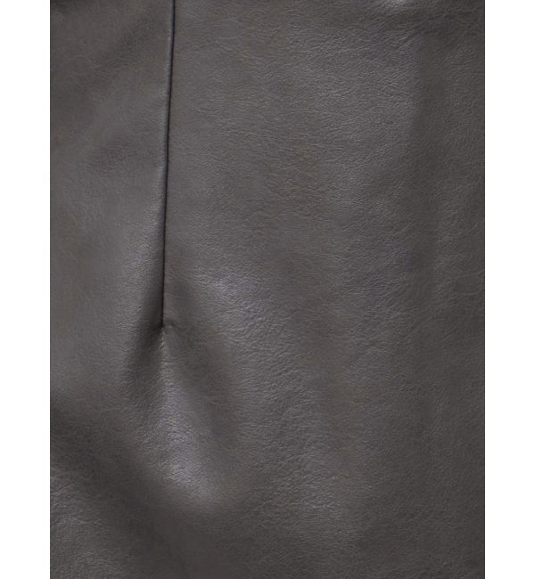 MURUA「フェイクレザーミニジャンスカ」|ワンピース|