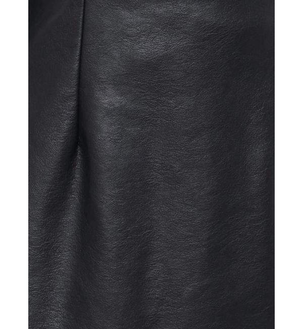 MURUA「フェイクレザーミニジャンスカ」|ワンピース|