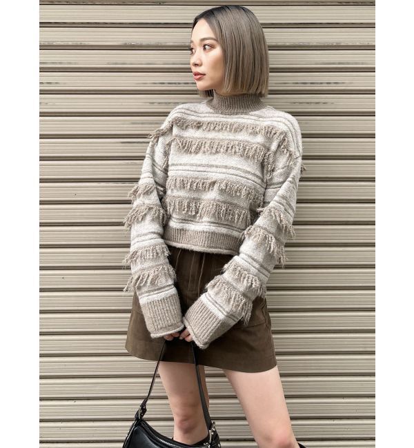 MURUA「フェイクヌバックミニスカート」|スカート|