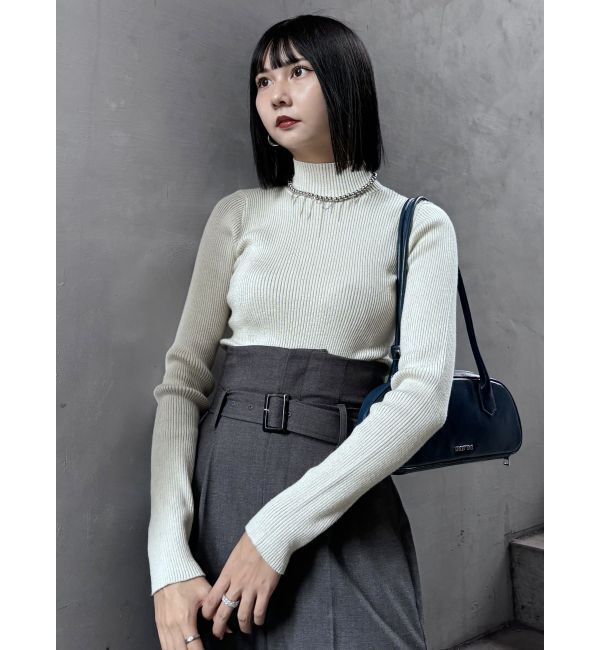 MURUA「バイカラーラメニット」|ニット・セーター|