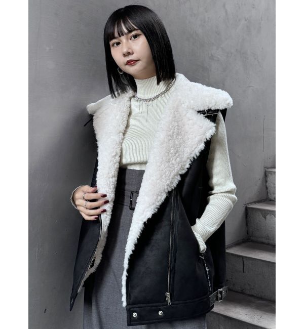 MURUA「バイカラーラメニット」|ニット・セーター|