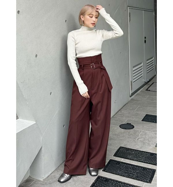 MURUA「バイカラーラメニット」|ニット・セーター|