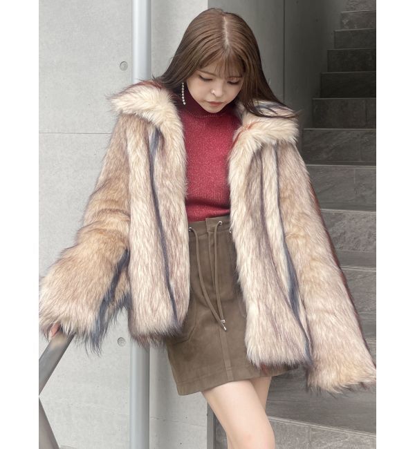 MURUA「バイカラーラメニット」|ニット・セーター|